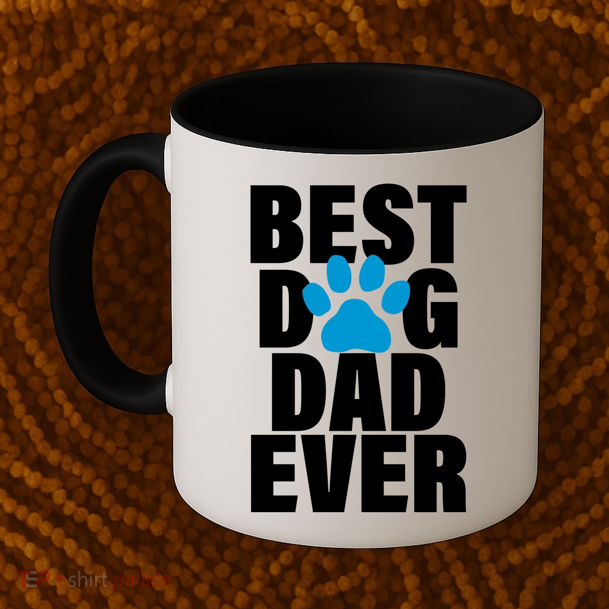 Best Dog Dad Ever Paw Coffee Mug