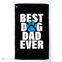 Best Dog Dad Ever Paw Golf Towel thumb 0