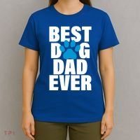 Best Dog Dad Ever Paw T-Shirt thumb 4