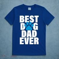 Best Dog Dad Ever Paw T-Shirt thumb 5