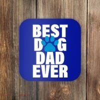 Best Dog Dad Ever Paw Coaster thumb 0