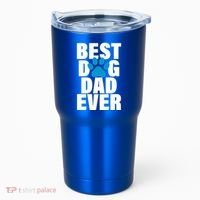 Best Dog Dad Ever Paw Tumbler thumb 0
