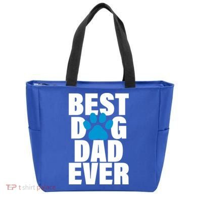 Best Dog Dad Ever Paw Tote Bag