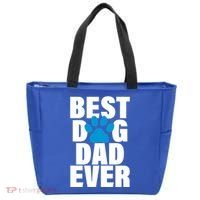 Best Dog Dad Ever Paw Tote Bag thumb 0