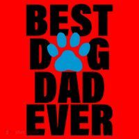 Best Dog Dad Ever Paw Santa Hat thumb 1