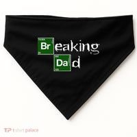 Breaking Dad Papa Funny Father's Day Dad Gift Christmas USA-Made Doggie Bandana thumb 0