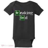 Breaking Dad Papa Funny Father's Day Dad Gift Christmas Baby Bodysuit thumb 0