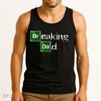 Breaking Dad Papa Funny Father's Day Dad Gift Christmas Tank Top thumb 3
