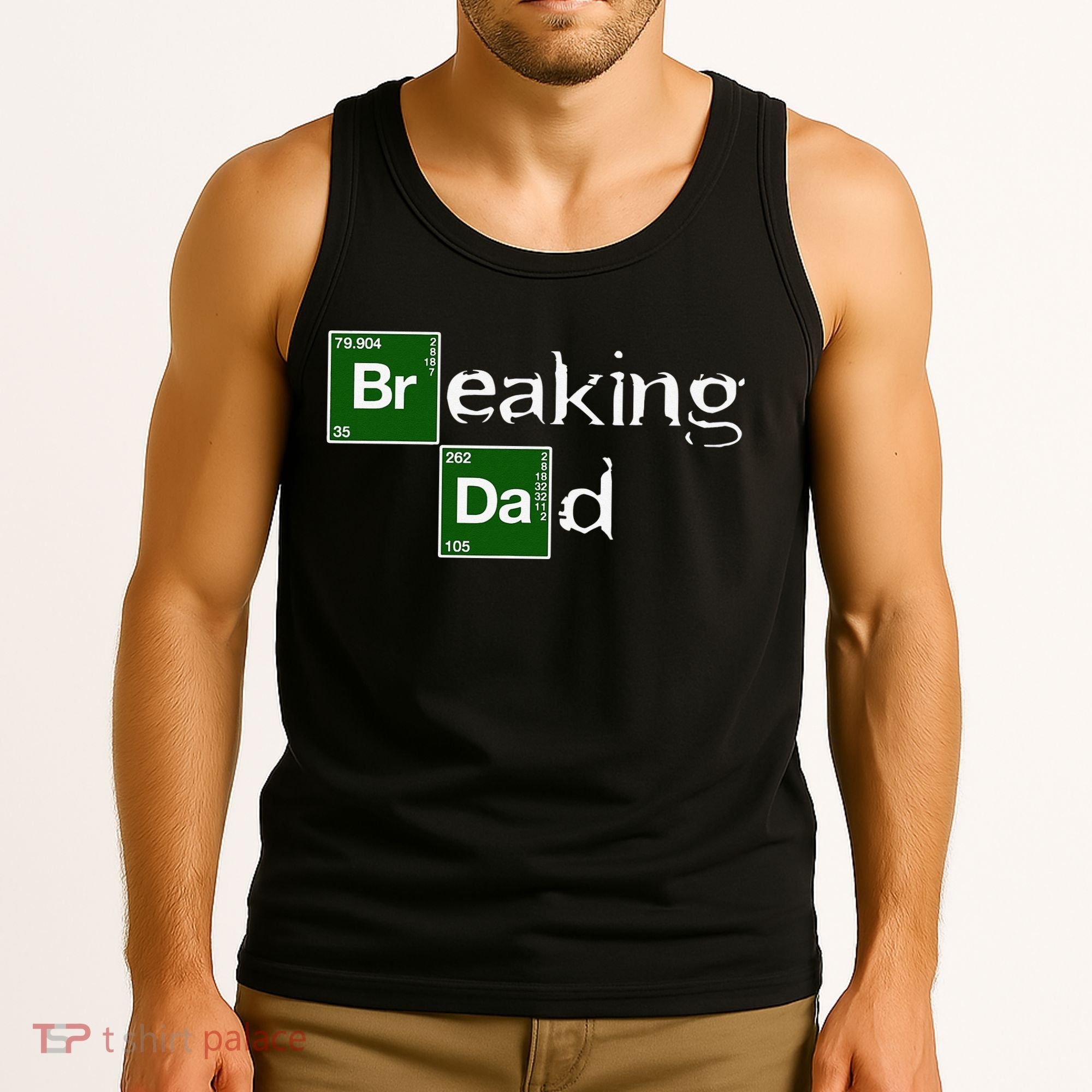 Breaking Dad Papa Funny Father's Day Dad Gift Christmas Tank Top