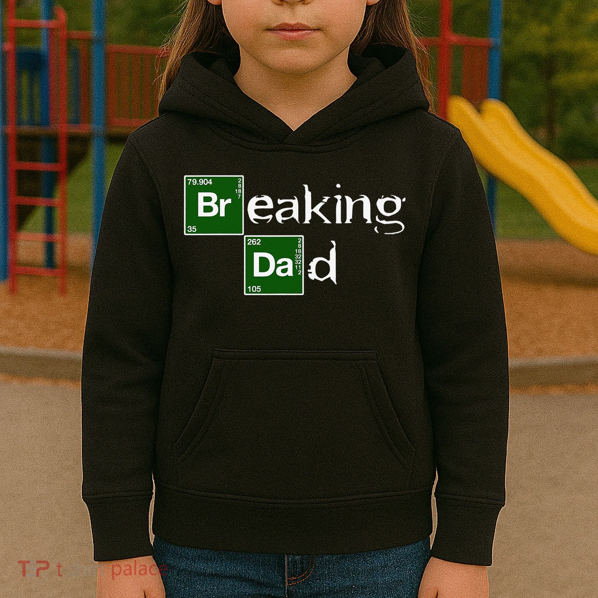 Breaking Dad Papa Funny Father's Day Dad Gift Christmas Kids Hoodie