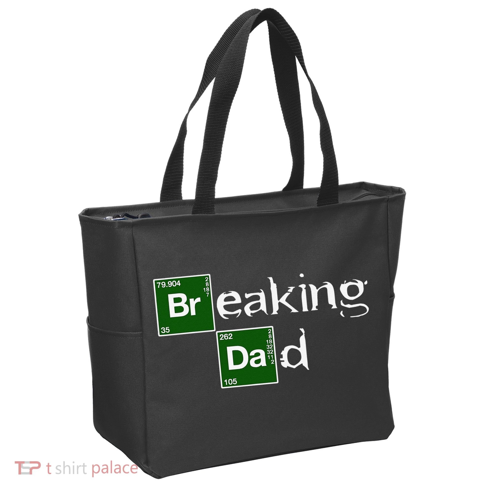 Breaking Dad Papa Funny Father's Day Dad Gift Christmas Tote Bag