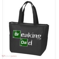 Breaking Dad Papa Funny Father's Day Dad Gift Christmas Tote Bag thumb 3