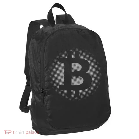 Bitcoin Dot Pattern Port Authority Crush Ripstop Backpack in the selected color