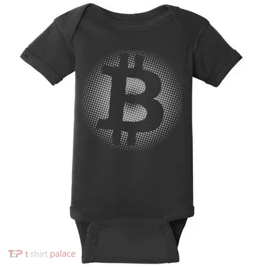 Bitcoin Dot Pattern Baby Bodysuit