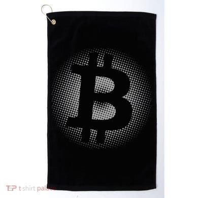Bitcoin Dot Pattern Golf Towel