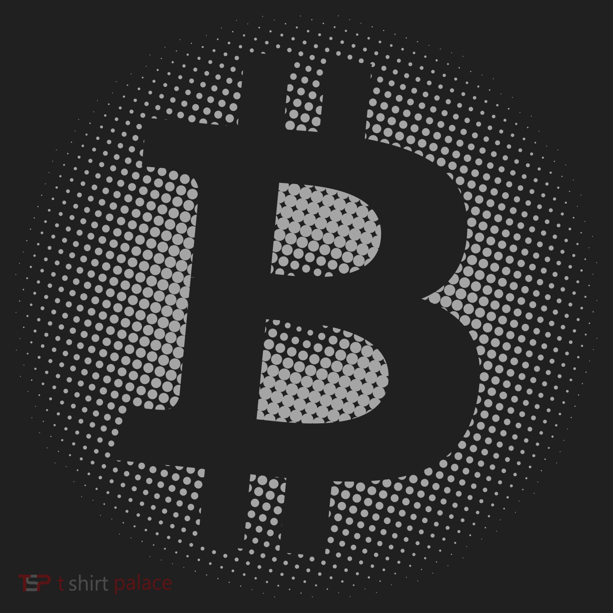 Bitcoin Dot Pattern Golf Towel