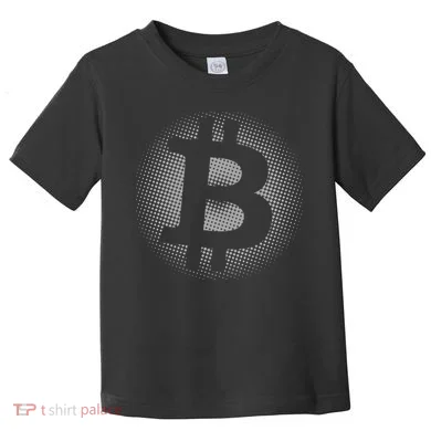 Bitcoin Dot Pattern Toddler T-Shirt