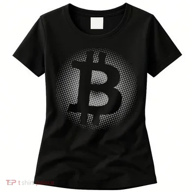 Bitcoin Dot Pattern Women's T-Shirt