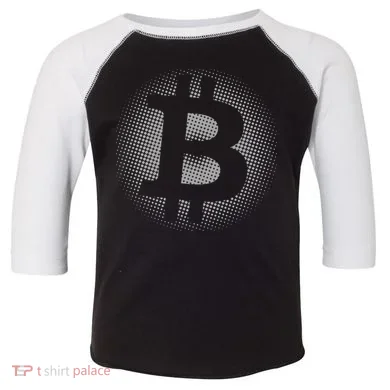 Bitcoin Dot Pattern Toddler Fine Jersey T-Shirt