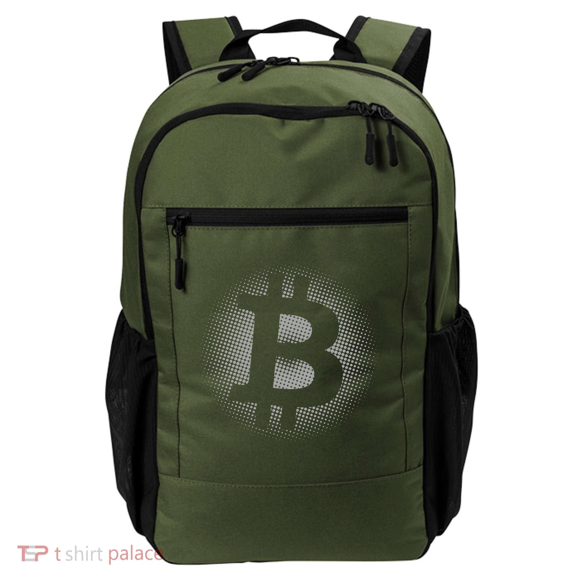 Bitcoin Dot Pattern Backpack