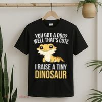 Bearded Dragon Pet I Raise A Tiny Dinosaur Bearded Dragon T-Shirt thumb 2