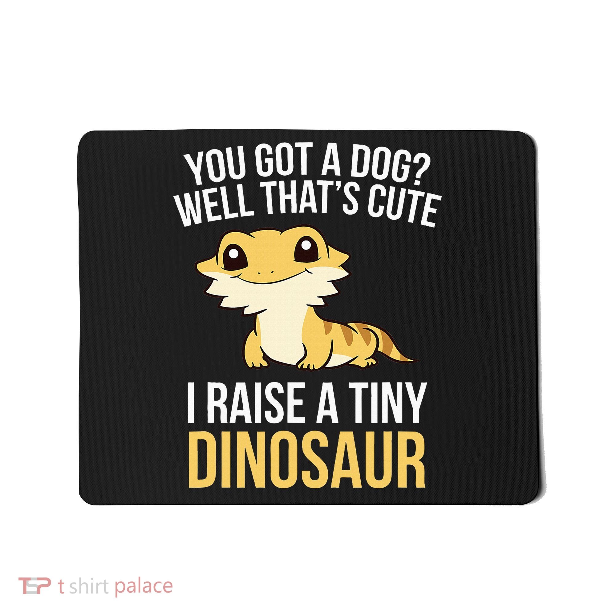 Bearded Dragon Pet I Raise A Tiny Dinosaur Bearded Dragon Mousepad