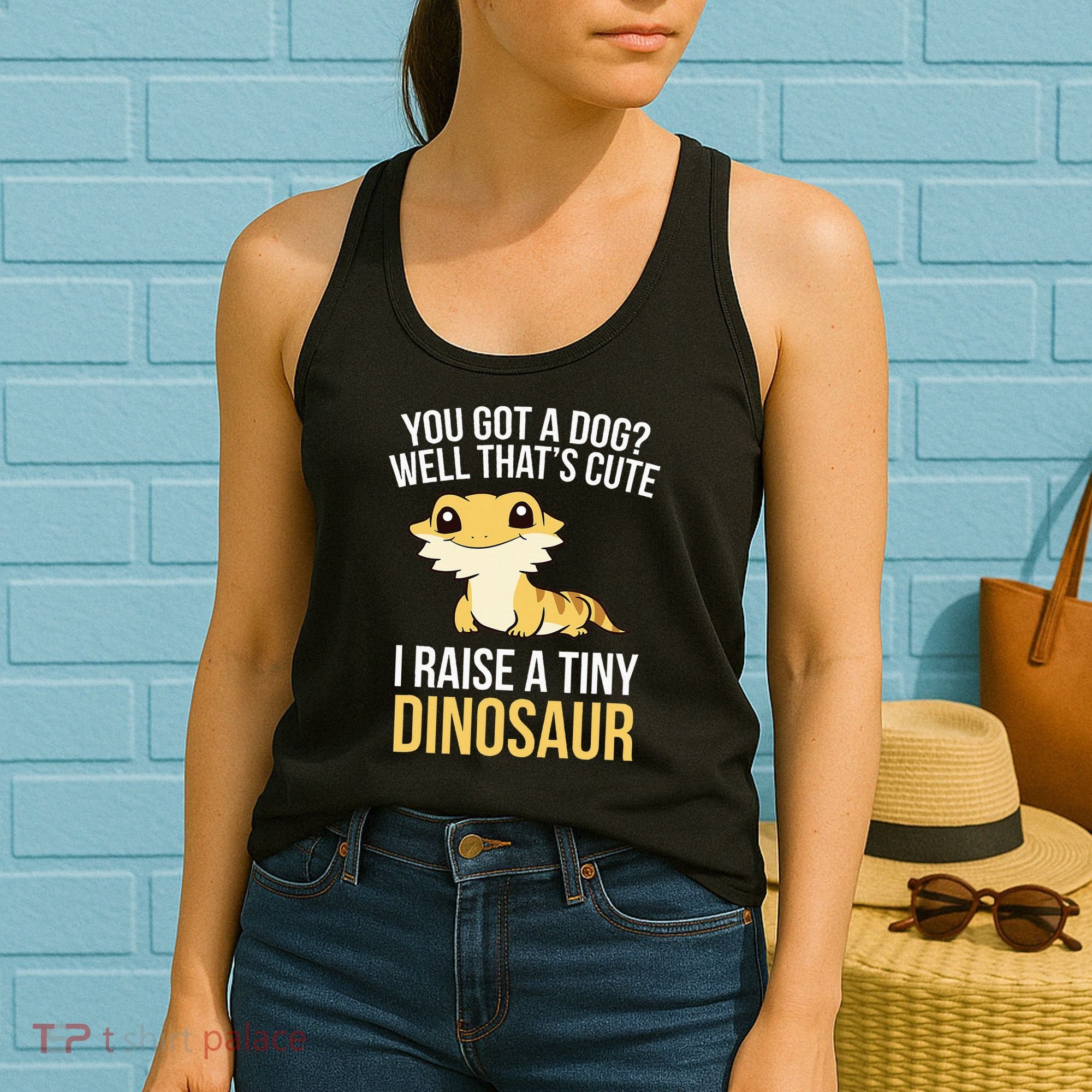Bearded Dragon Pet I Raise A Tiny Dinosaur Bearded Dragon Women's Tank Top