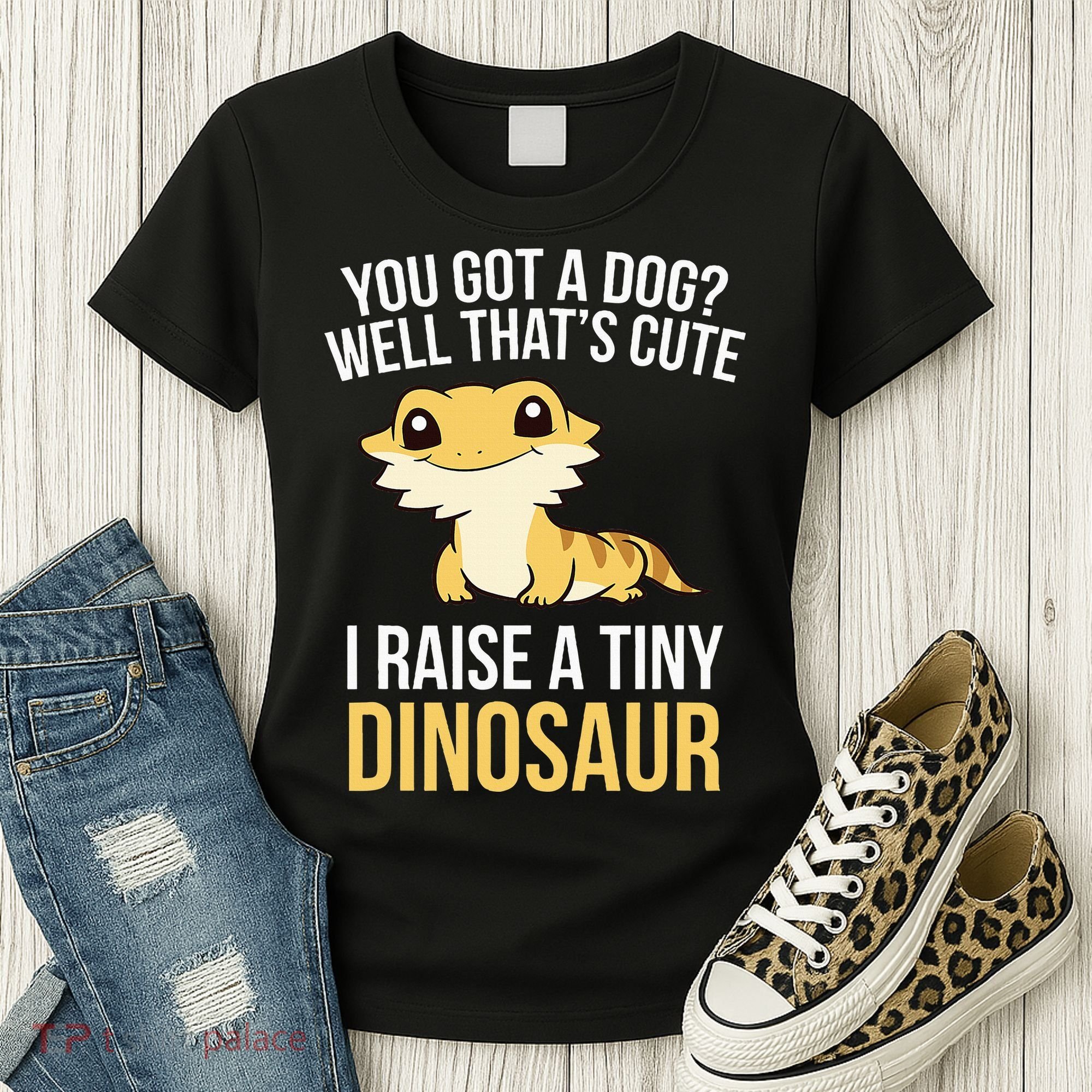Bearded Dragon Pet I Raise A Tiny Dinosaur Bearded Dragon Women's T-Shirt