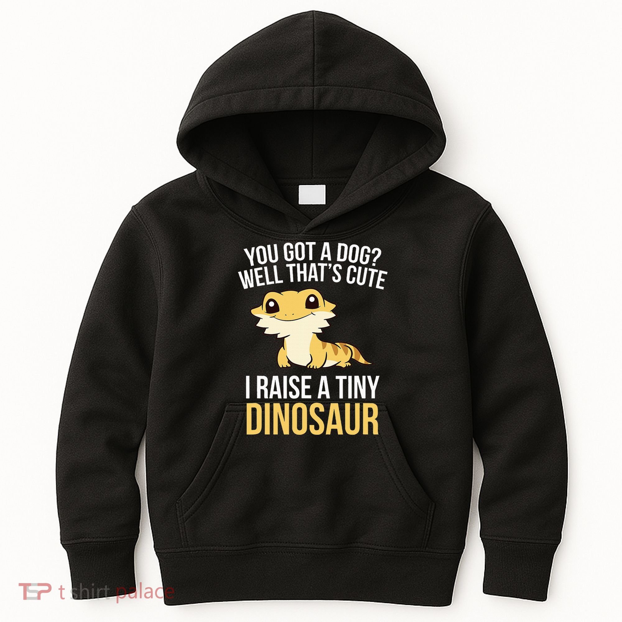 Bearded Dragon Pet I Raise A Tiny Dinosaur Bearded Dragon Kids Hoodie