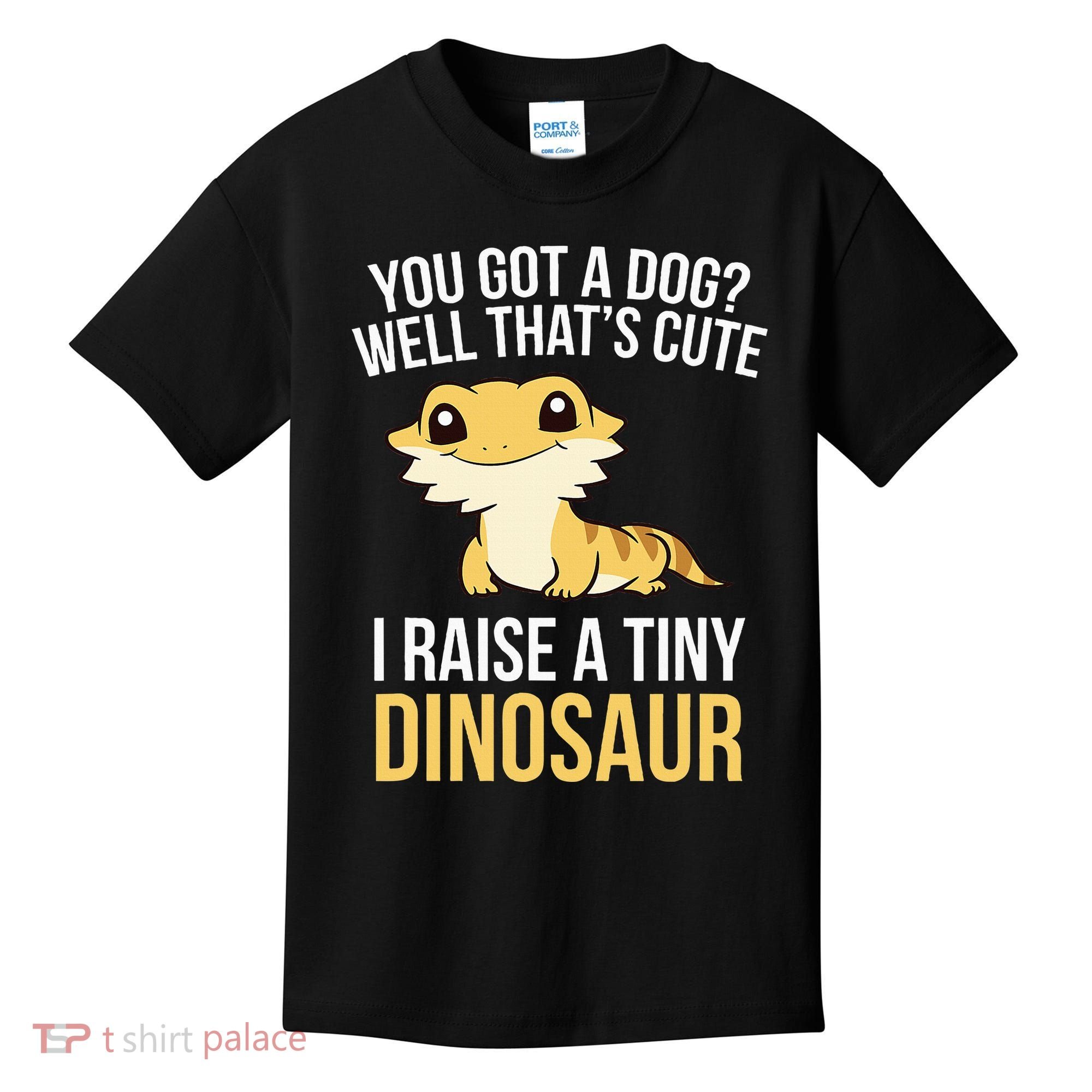 Bearded Dragon Pet I Raise A Tiny Dinosaur Bearded Dragon Kids T-Shirt