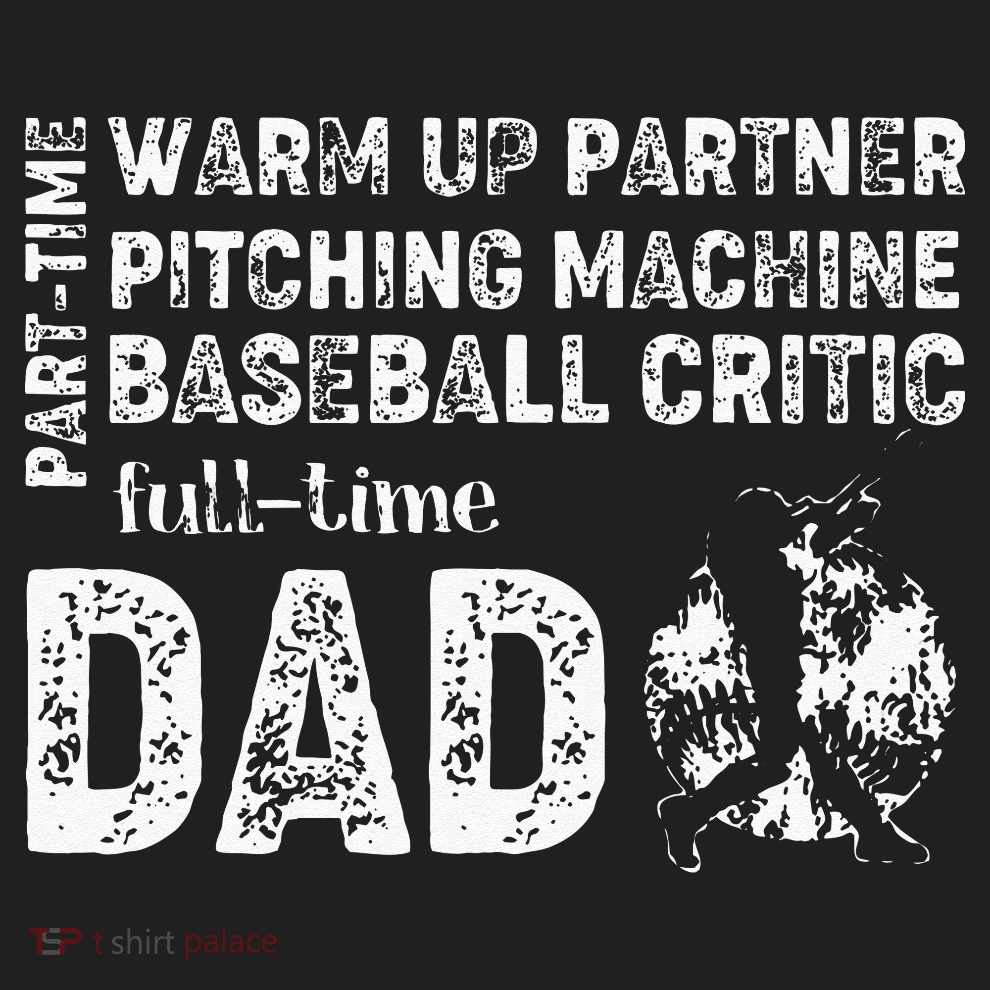 Baseball Dad Part Time Warm Up Partner Full Time Dad Women's Sweatshirt