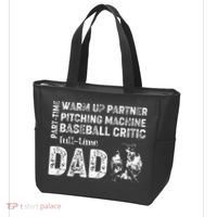 Baseball Dad Part Time Warm Up Partner Full Time Dad Tote Bag thumb 3