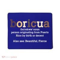 Boricua Definition Proud Puerto Rico Puerto Rican Pride Mousepad thumb 0