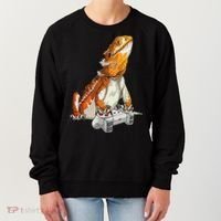 Bearded Dragon Playing Video Games Reptiles lizard Gamers Women's Sweatshirt thumb 0
