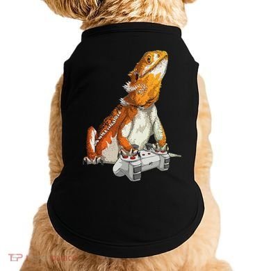Bearded Dragon Playing Video Games Reptiles lizard Gamers Doggie Tank