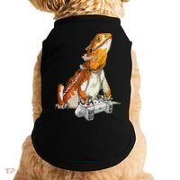 Bearded Dragon Playing Video Games Reptiles lizard Gamers Doggie Tank thumb 0