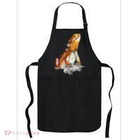 Bearded Dragon Playing Video Games Reptiles lizard Gamers Apron thumb 0