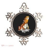 Bearded Dragon Playing Video Games Reptiles lizard Gamers Ornament thumb 0