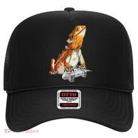 Bearded Dragon Playing Video Games Reptiles lizard Gamers Hat thumb 0