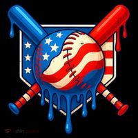 Baseball Drip Patriotic American Flag USA Coffee Mug thumb 5