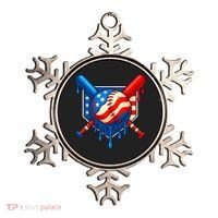 Baseball Drip Patriotic American Flag USA Ornament thumb 0