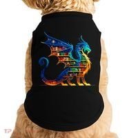 Book Dragon Reading Book Lover Doggie Tank thumb 0