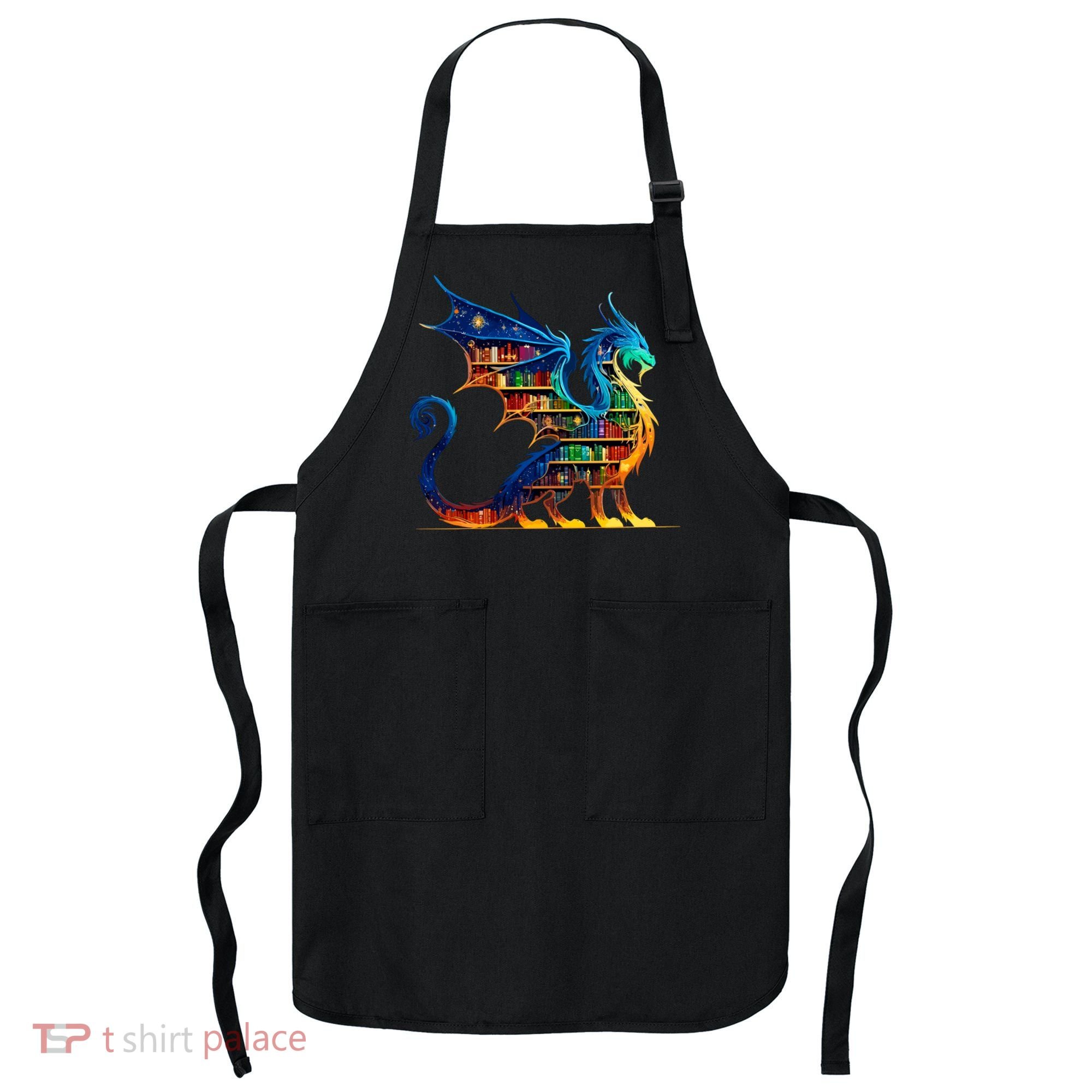 Book Dragon Reading Book Lover Apron