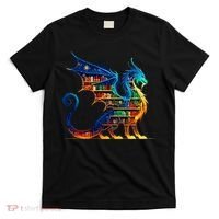 Book Dragon Reading Book Lover T-Shirt thumb 0