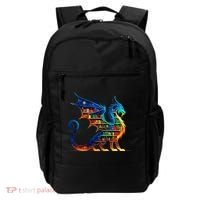 Book Dragon Reading Book Lover Backpack thumb 0