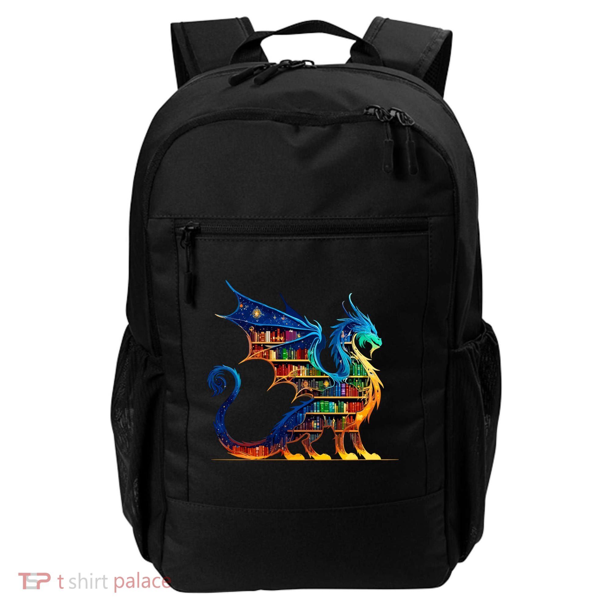Book Dragon Reading Book Lover Backpack