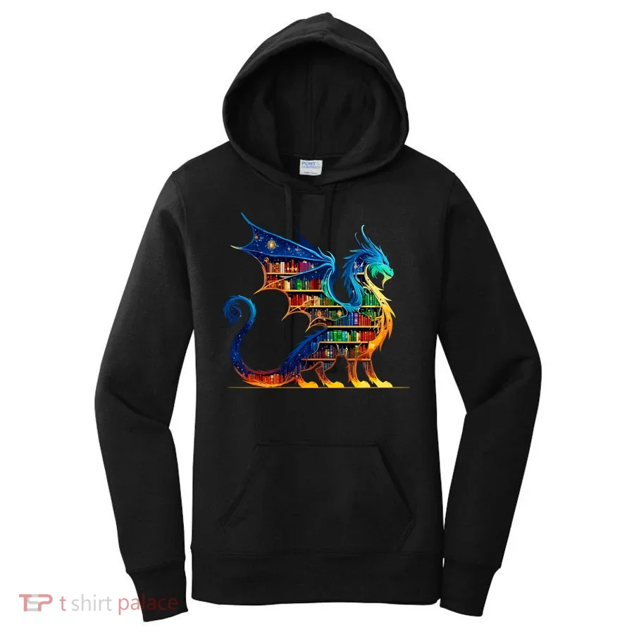 Book Dragon Reading Book Lover Women's Hoodie