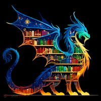 Book Dragon Reading Book Lover Women's Hoodie thumb 2