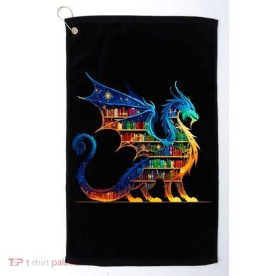 Book Dragon Reading Book Lover Golf Towel