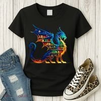 Book Dragon Reading Book Lover Women's T-Shirt thumb 3